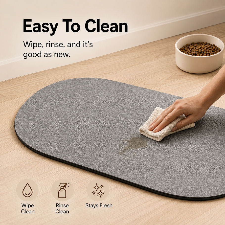 Nuvessa Water-Resistant Feeding Mat