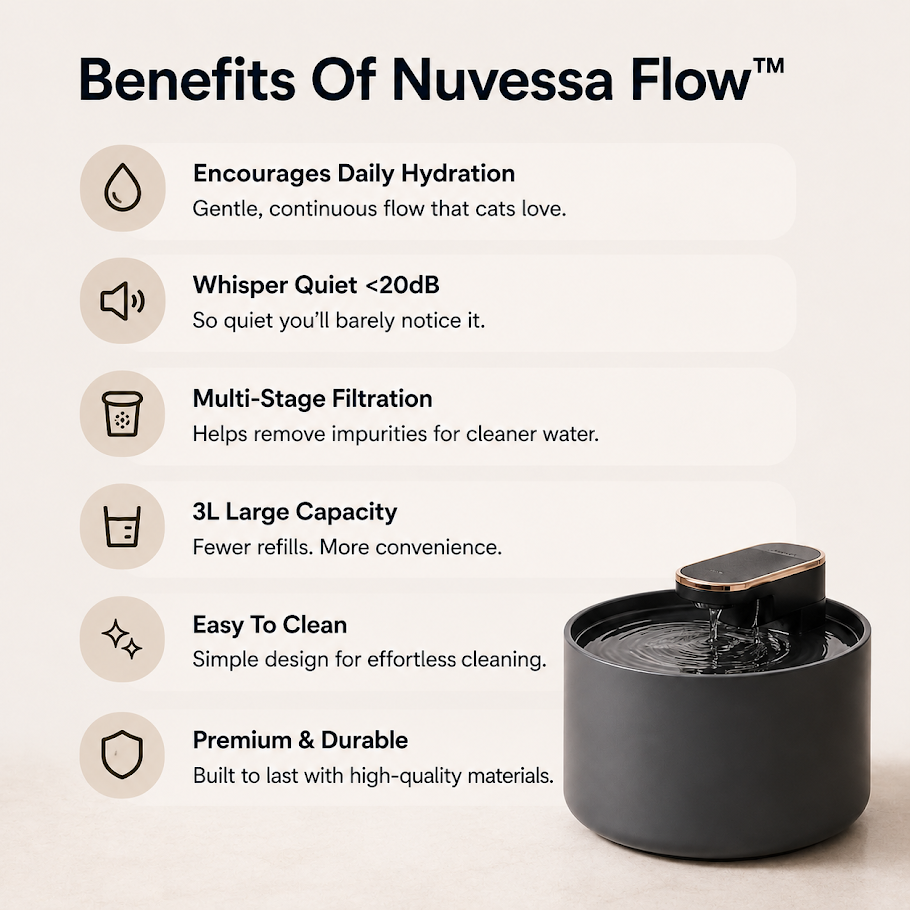 Nuvessa Flow™ Pet Fountain 2.0