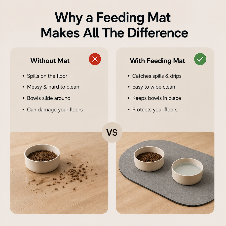 Nuvessa Water-Resistant Feeding Mat